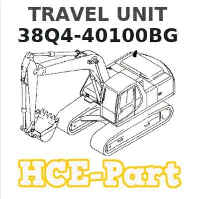 38Q4-40100 38Q4-40100BG ZESPÓŁ JEZDNY DLA R140LC-9